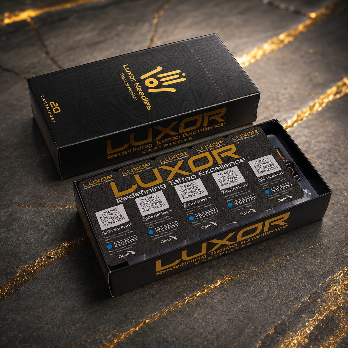 Luxor Cartridges box with 20 sterile cartridges
